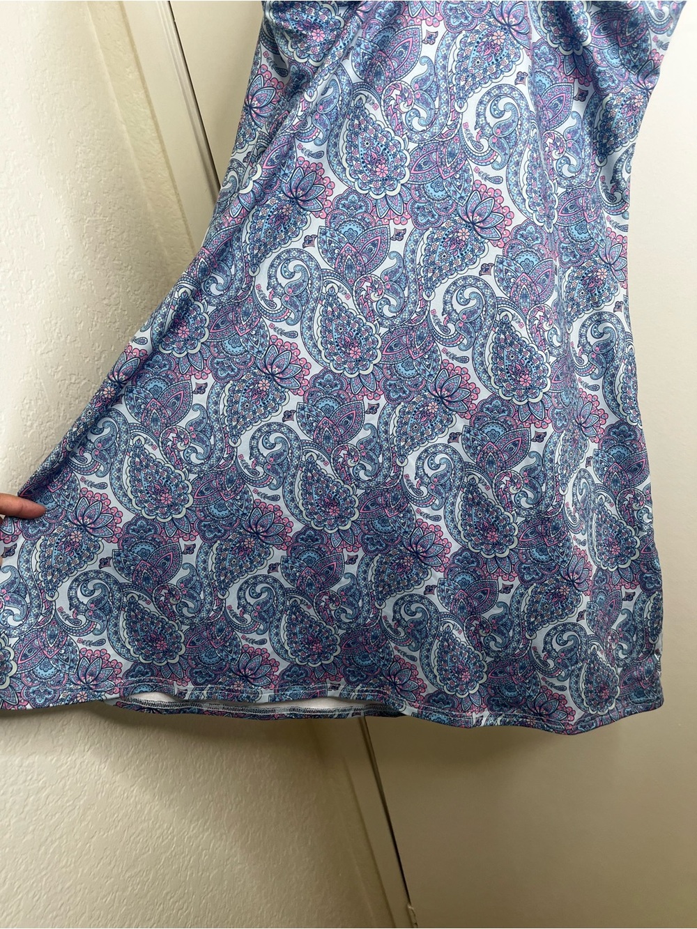 HDE Womens Exercise Workout Tennis Dress Pickle ball Built-in Shorts Paisley Med - Picture 5 of 12